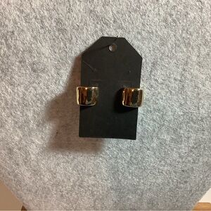 Classic Gold-Tone Hoop Clip Earrings - Women Jewelry